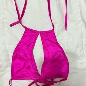 Pink (OS) halter rave top